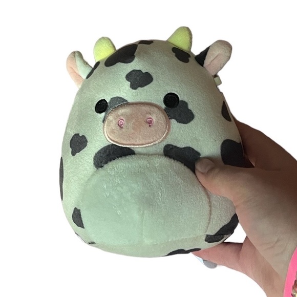 Squishmallows Other - Colin the Black and White Cow 5" Plush Squishmallow by Kelly Toys